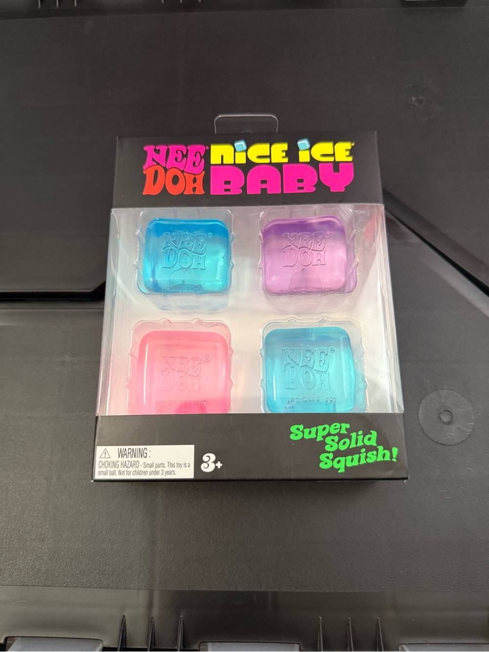 NeeDoh Nice ice baby 4 pack - Pink, 2 Blue, Purple